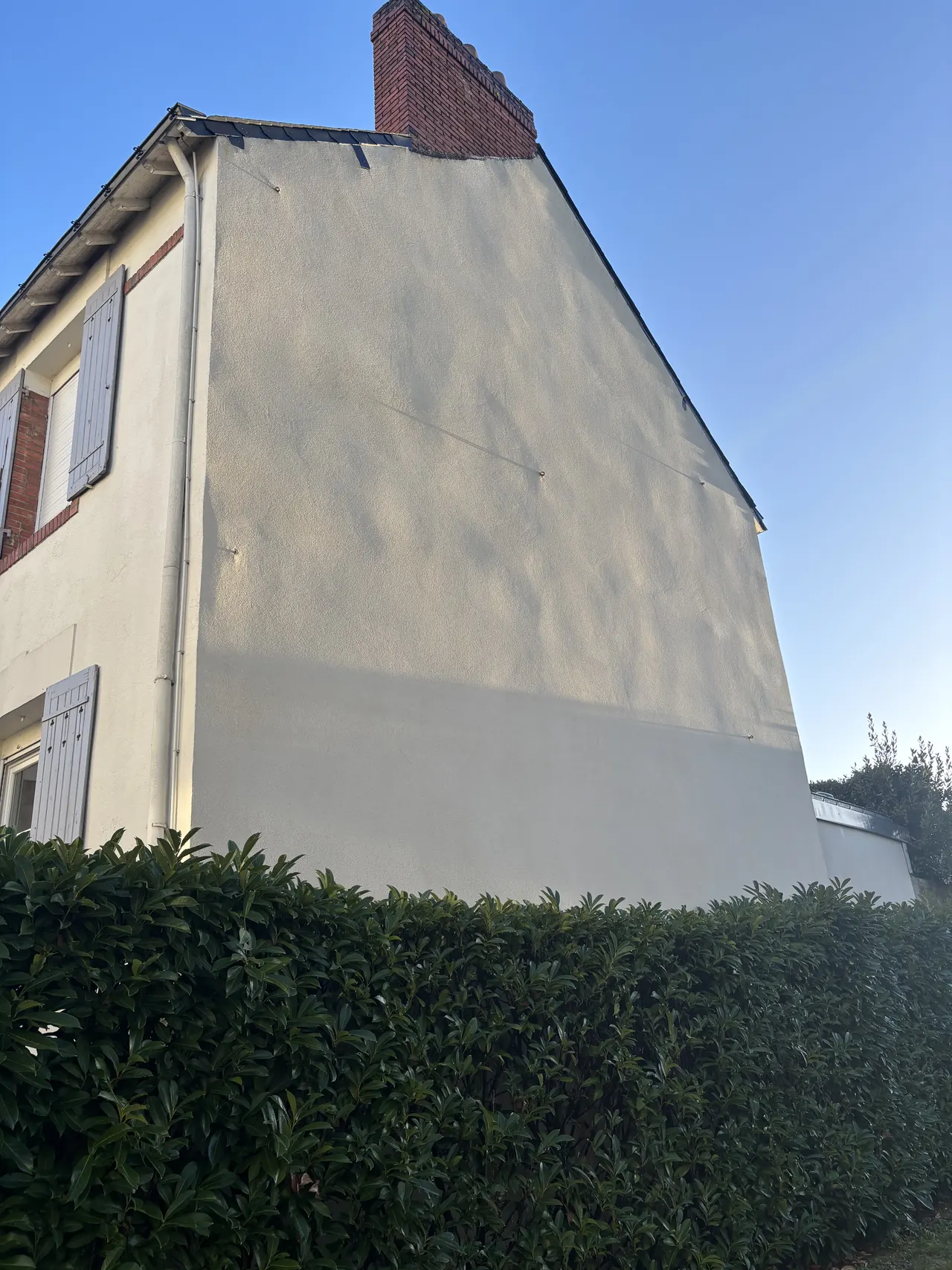 Mise en place d'échafaudage pour travaux