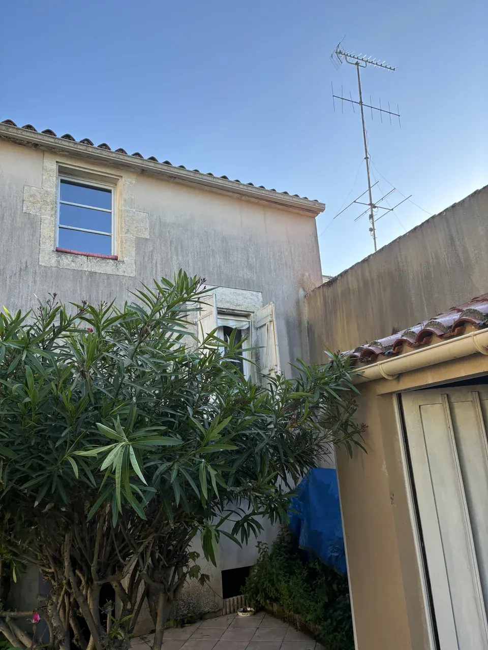 Façade avant le traitement hydrofuge